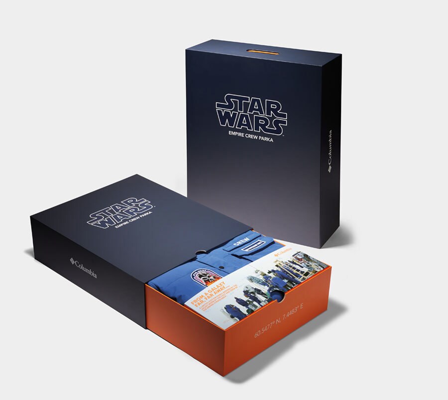 The Star Wars: Empire Crew Parka box.