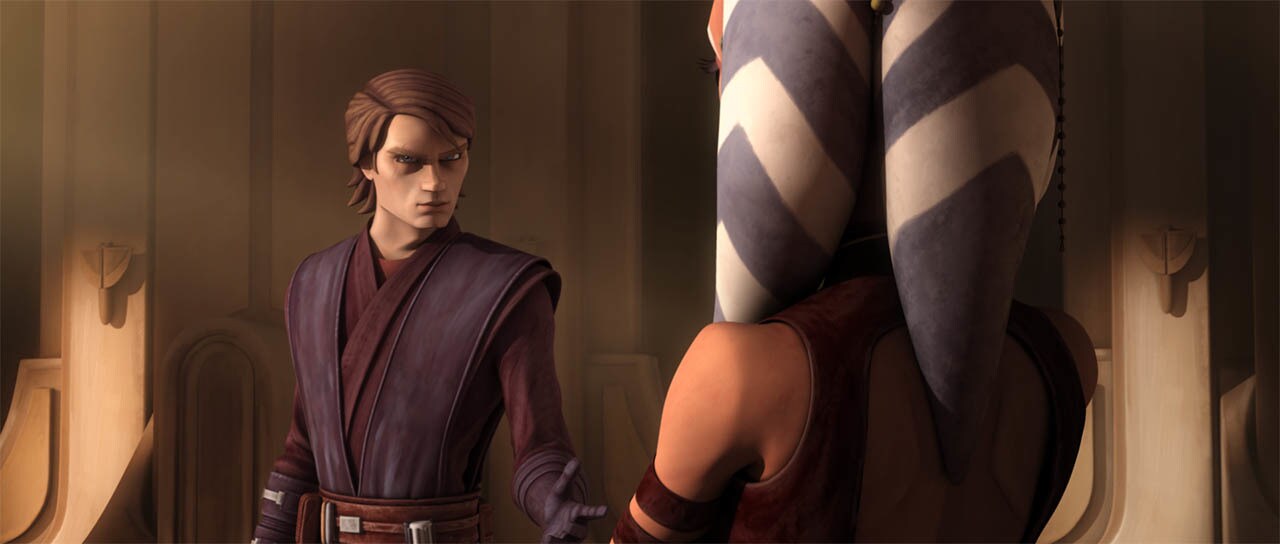 Anakin and Ahsoka in "The Citadel."