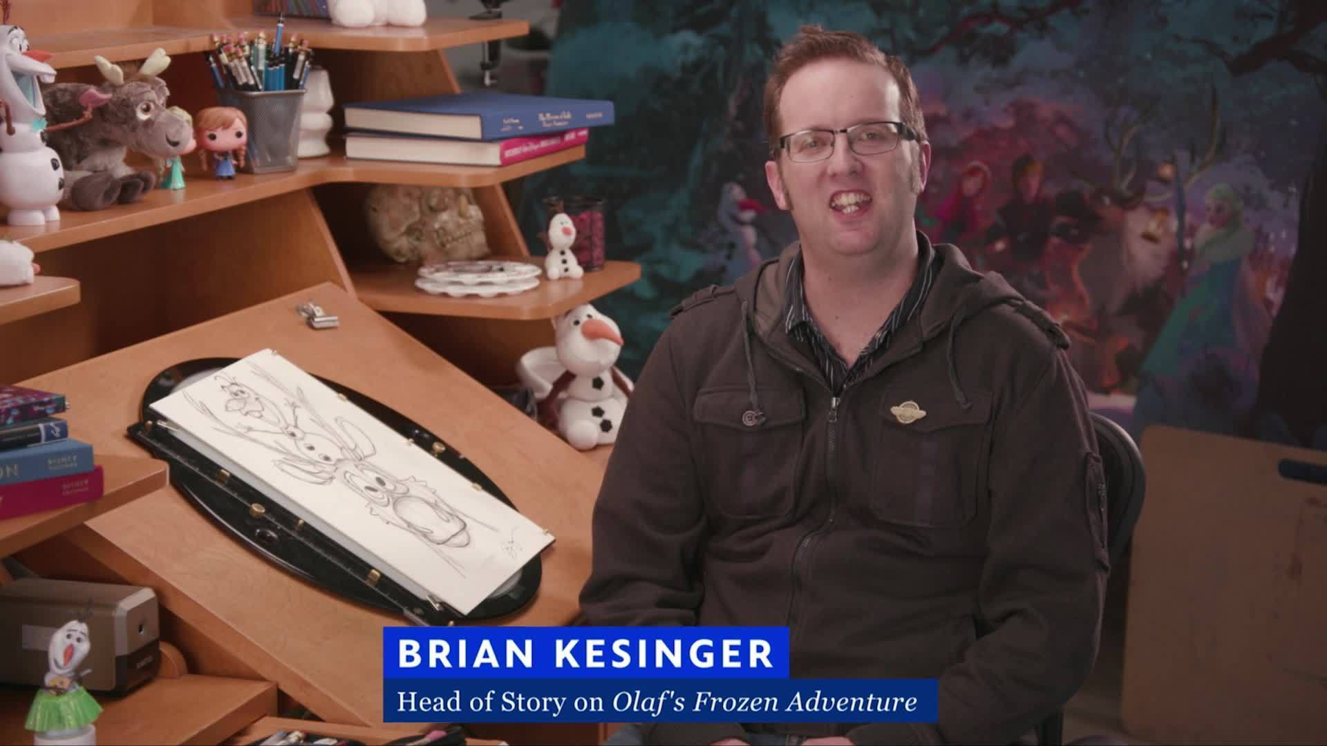 How to Draw Olaf & Sven with Brian Kesinger