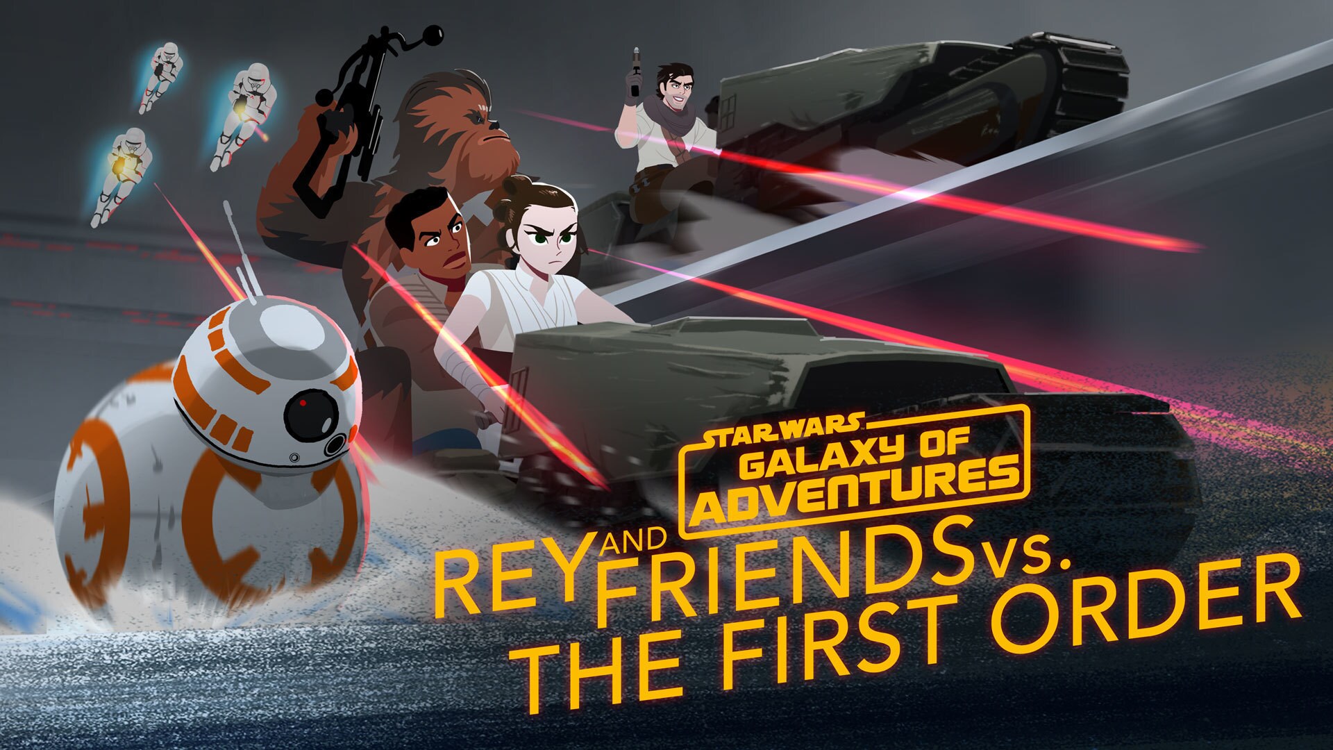 Rey and Friends vs. The First Order | Star Wars Galaxy of Adventures