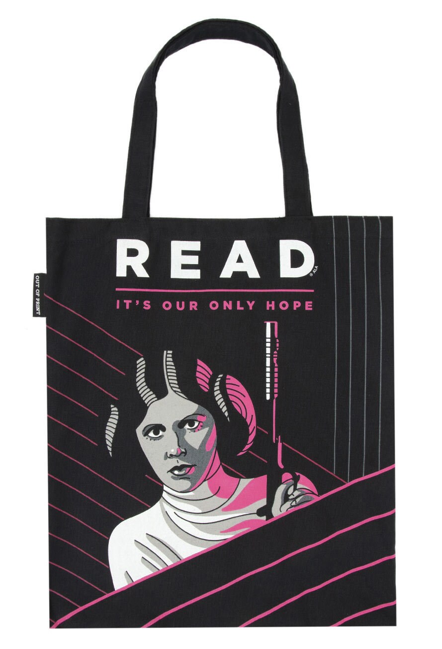 Princess Leia READ Tote Bag from Out of Print
