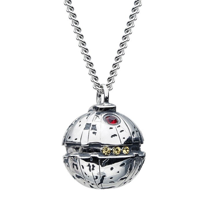 A thermal detonator necklace from the new RockLove X Star Wars collection.
