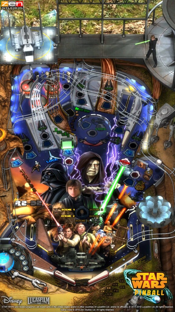 Star Wars Pinball on Nintendo Switch screenshot.