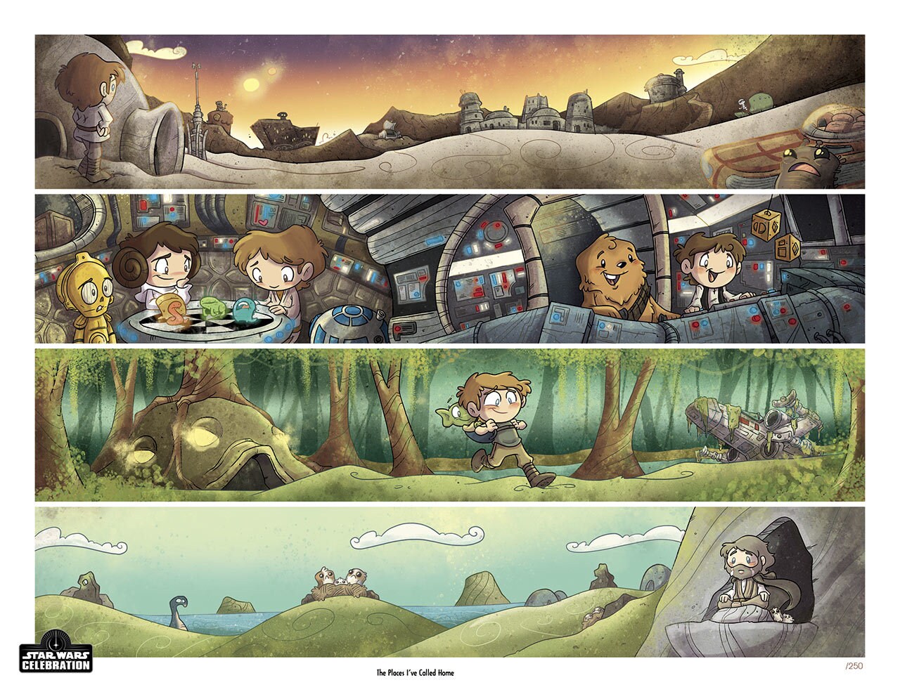 Star Wars Celebration 2020 Art Show: The Places I've Called Home