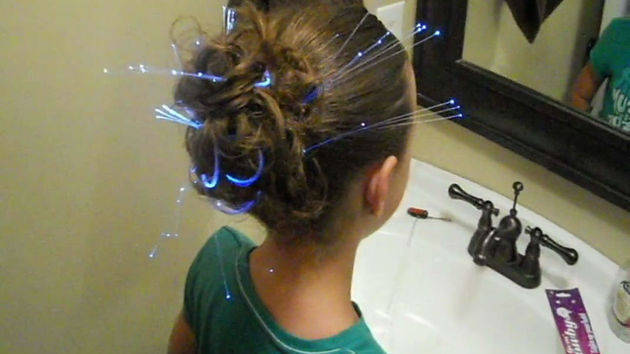 Festive Hairstyle - Messy Glow Bun