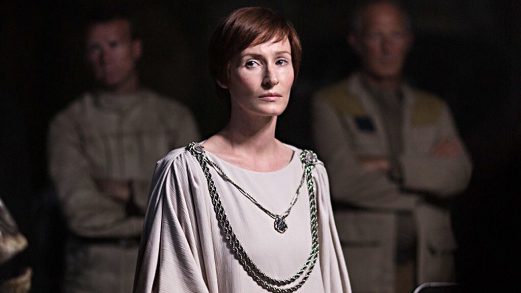 Mon Mothma in Rogue One.