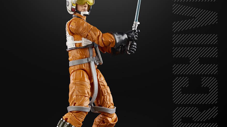 Hasbro Black Series Luke Skywalker from the Archive collection.