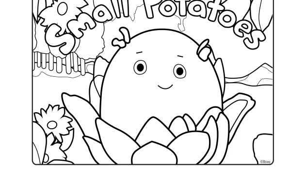 small potatoes disney coloring pages