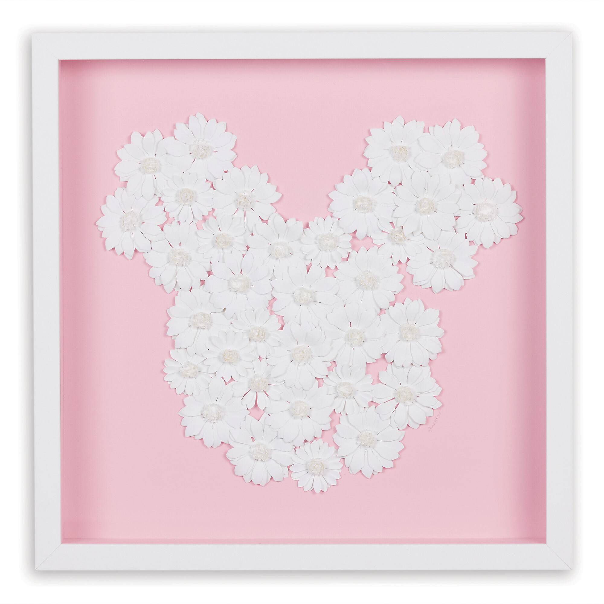 Mickey Mouse ''Daisy Dreams Paper Art'' by Ethan Allen - Framed
