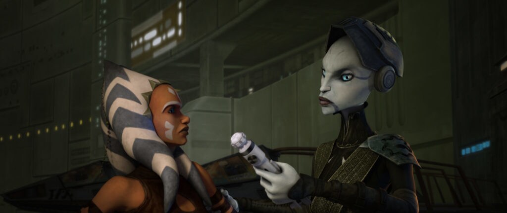 Ahsoka Tano and Asajj Ventress.