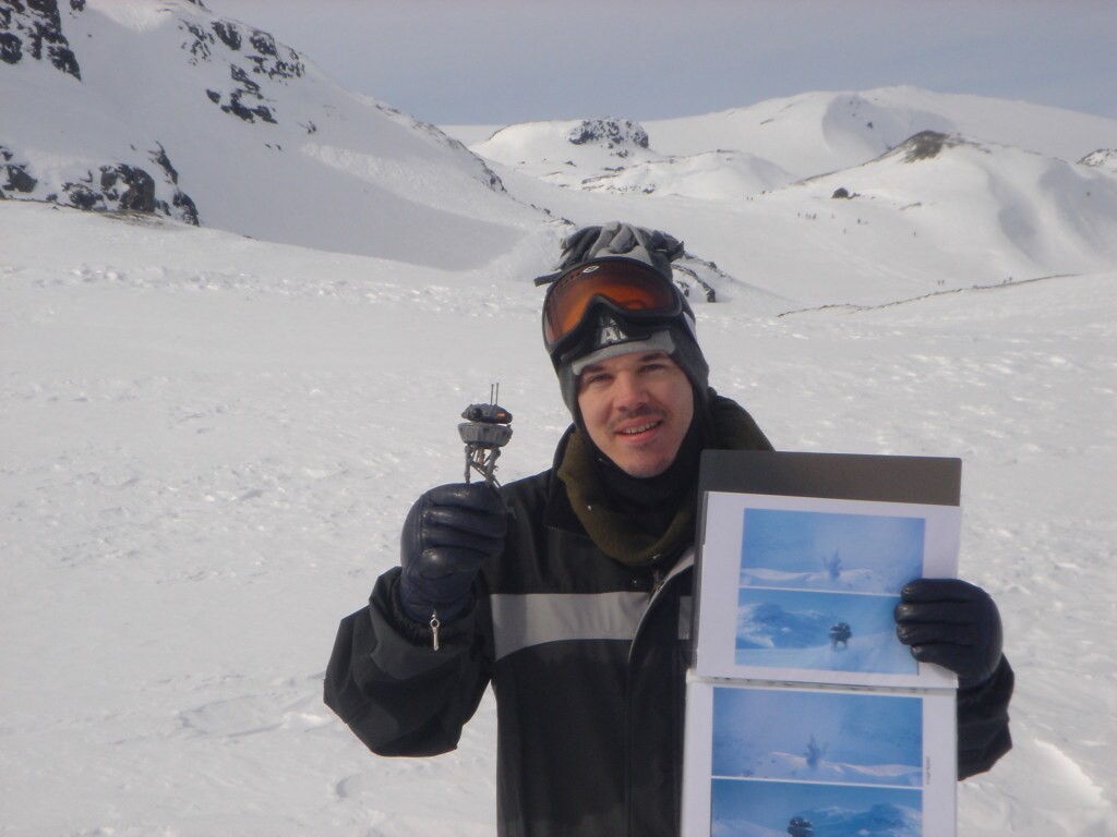 Chris Macht, director, producer, and writer, visits the setting for Hoth in Finse, Norway.