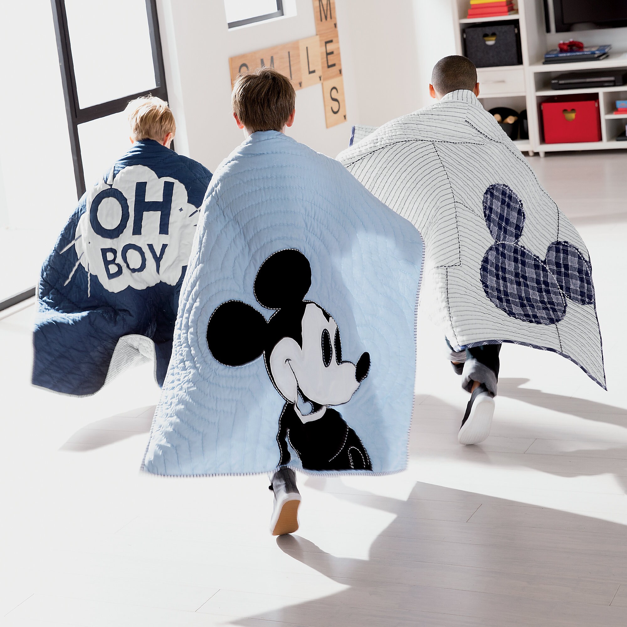 Mickey Mouse Color Toddler Quilt by Ethan Allen