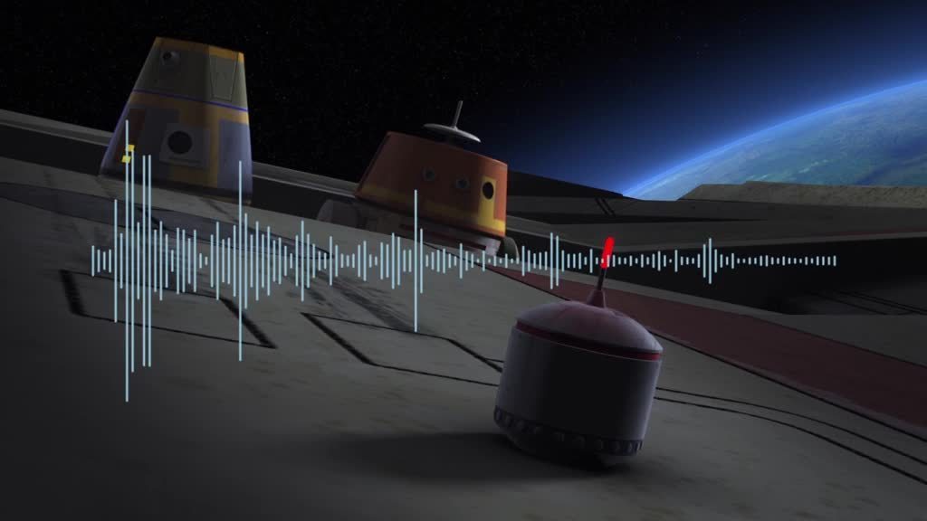 Star Wars Rebels - Chopper and R3 Disarm the Mine Audio Cue