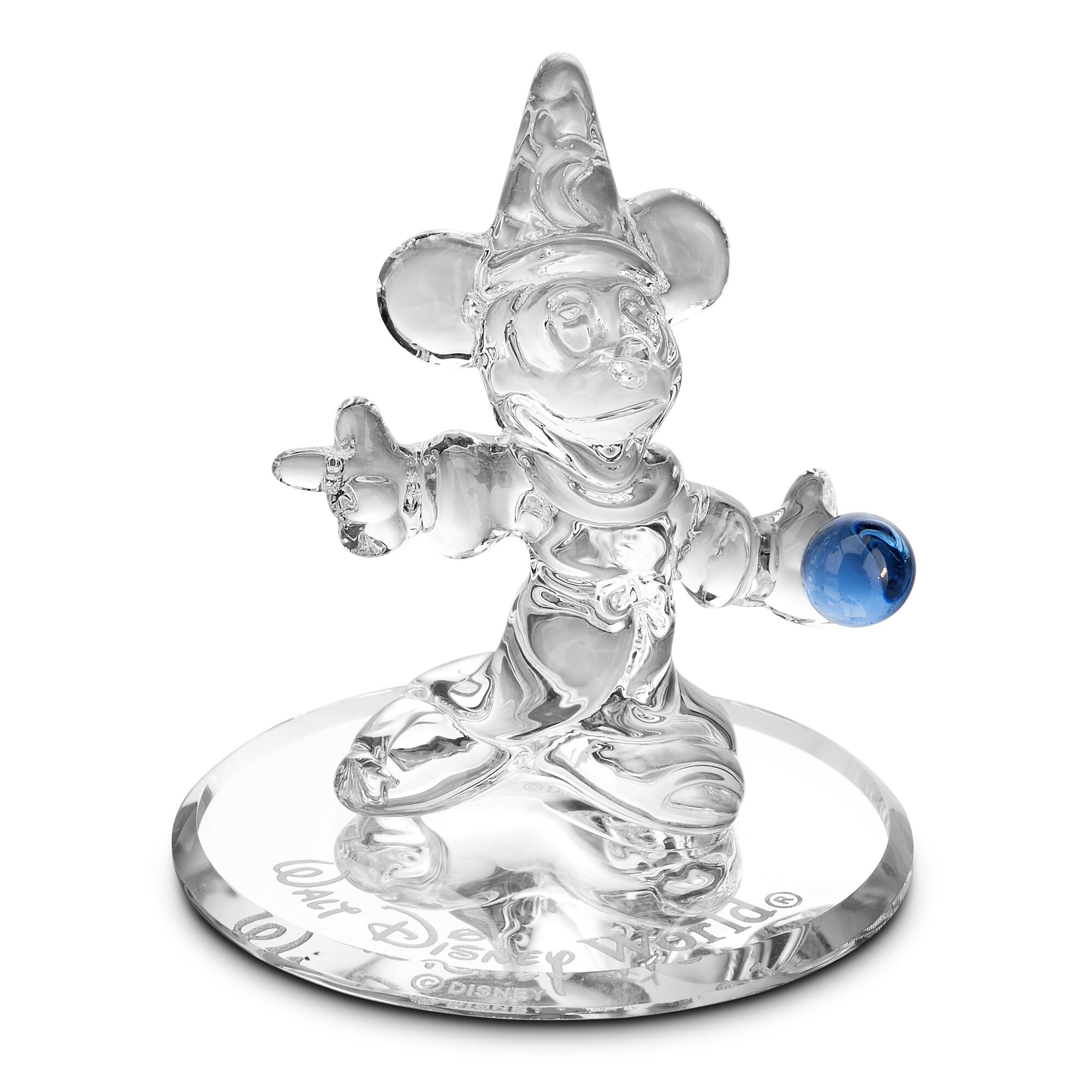 Sorcerer Mickey Mouse Glass Figurine by Arribas