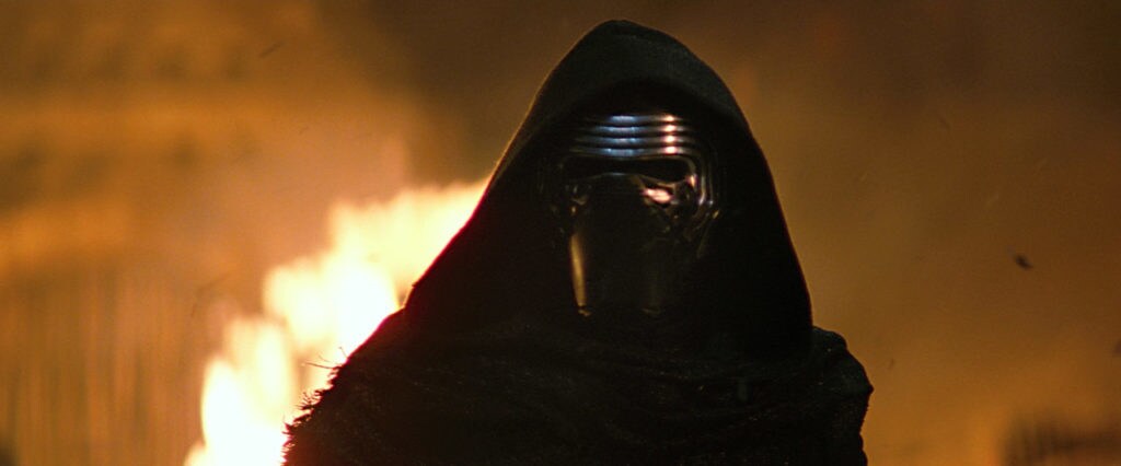 Kylo Ren in Star Wars: The Force Awakens.