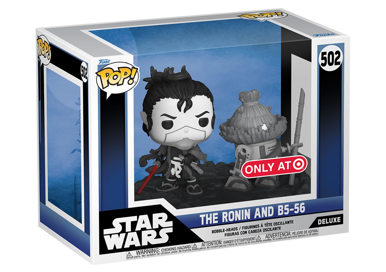 Funko POP! Deluxe featuring the Ronin and B5-56 from "The Duel." in box