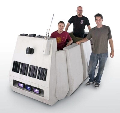 Cole Horton, Chris Reiff, and Daren Murrer with their Rebel Troop Carrier (Photo by Christian Dohn)