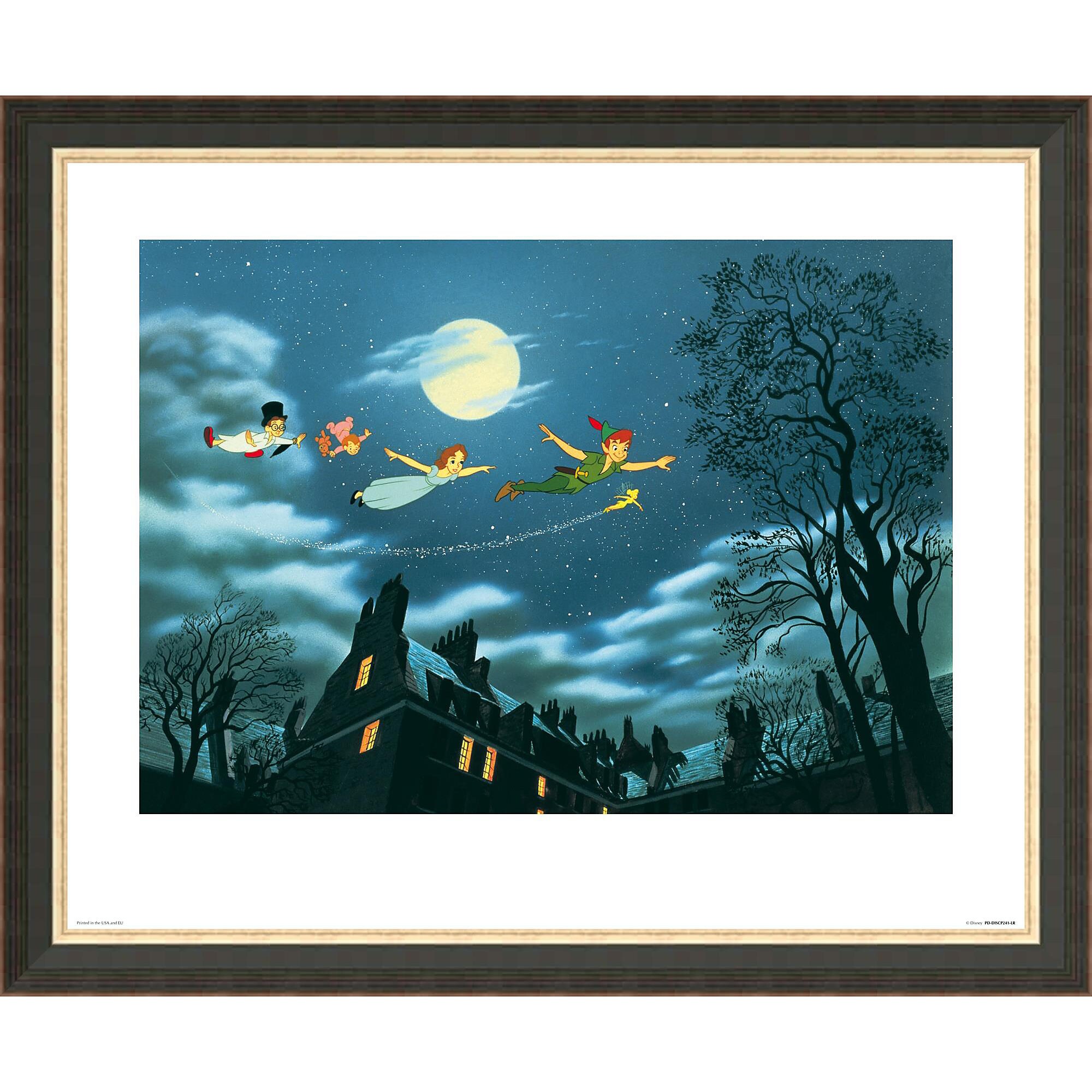 Peter Pan ''And Away They Flew to Never Land'' Giclé