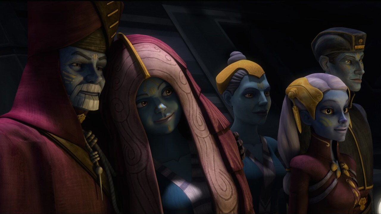 Baron Papanoida with his daughters in The Clone Wars.