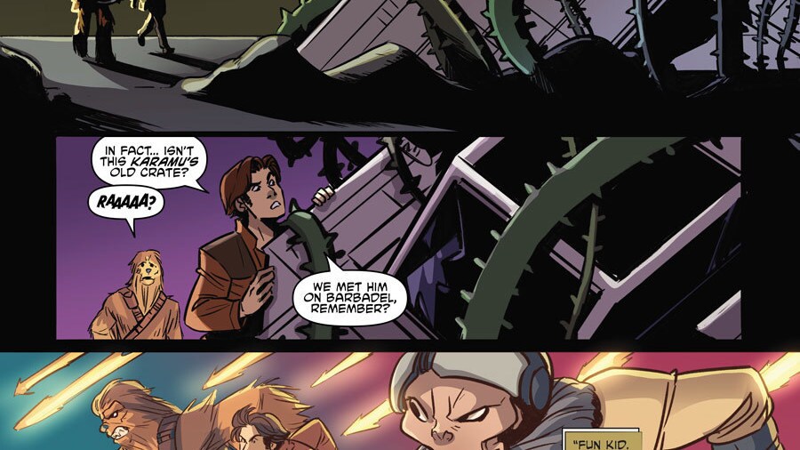 Han and Chewie in Tales from Vader's Castle #3.