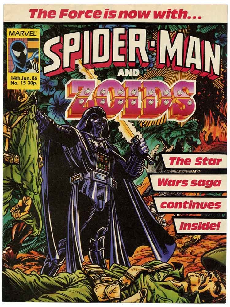 Spider-Man and Zoids, June 1986 - Marvel Star Wars comic
