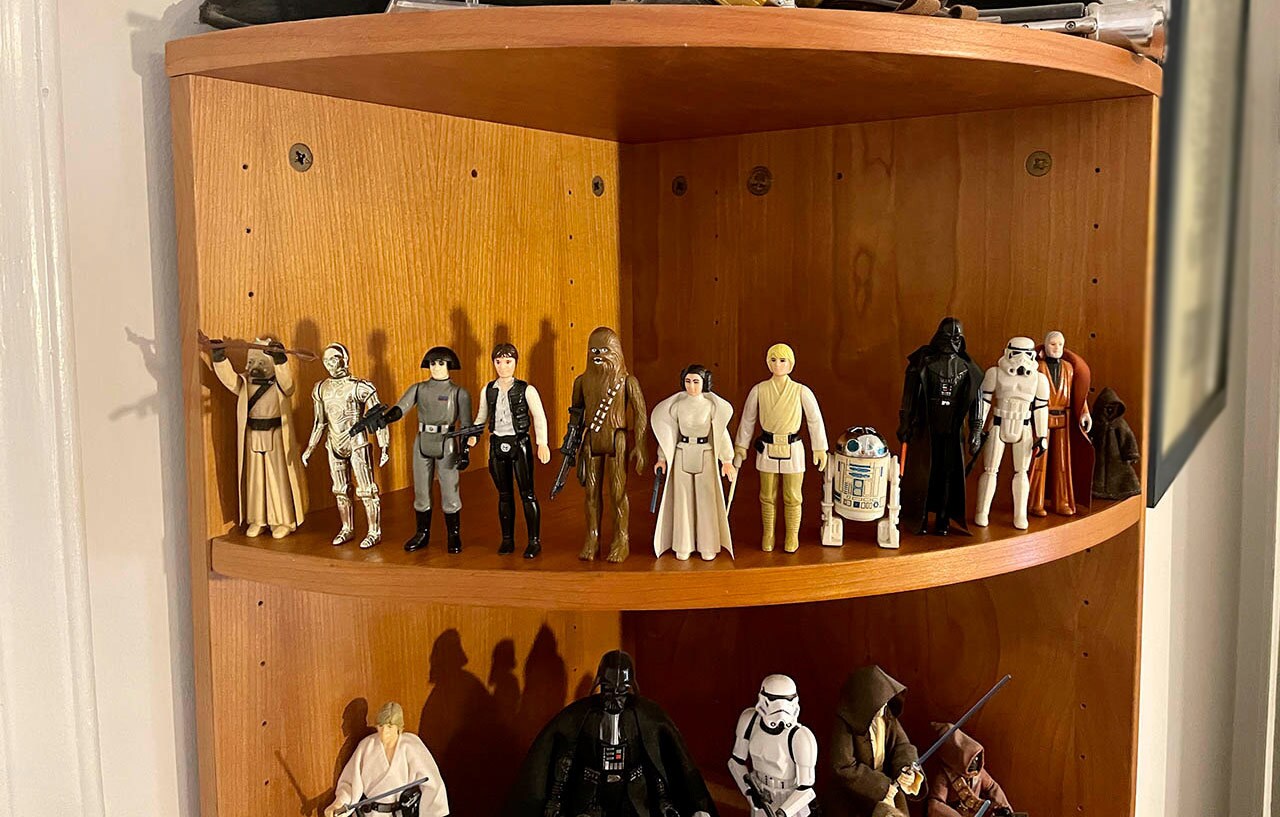 Star wars action figure on sale collection