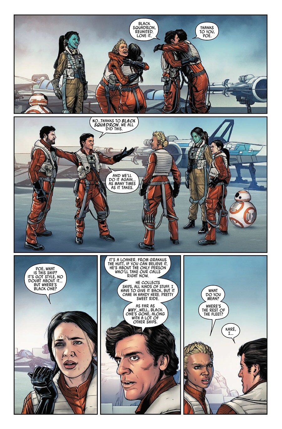 Page 32 from Poe Dameron #31.