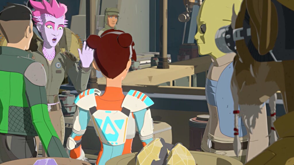 Namua and Jooks in Star Wars Resistance.