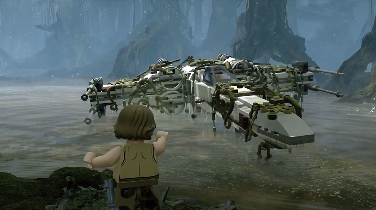 A scene from the LEGO Star Wars: The Skywalker Saga Trailer