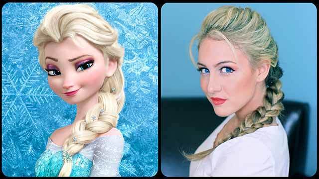 Elsa's Textured French Braid - A Cutegirlshairstyles Disney Exclusive