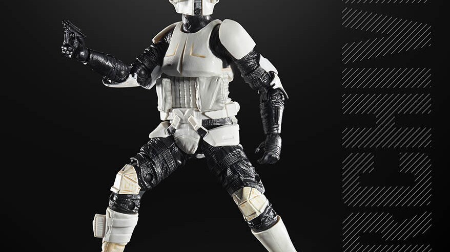 Hasbro Black Series Scout Trooper from the Archive collection.