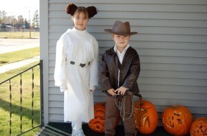 Lane Princess Leia and Indy