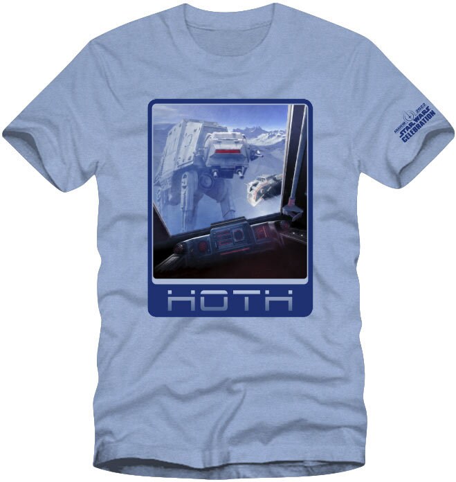 Star Wars Celebration exclusive Hoth badge art t-shirt