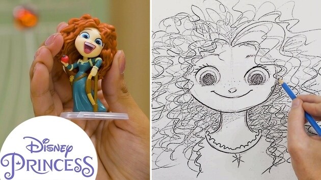 How to Draw Merida! | Disney Princess