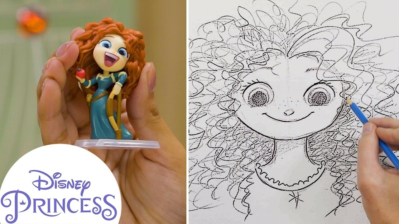 How to Draw Merida! | Disney Princess