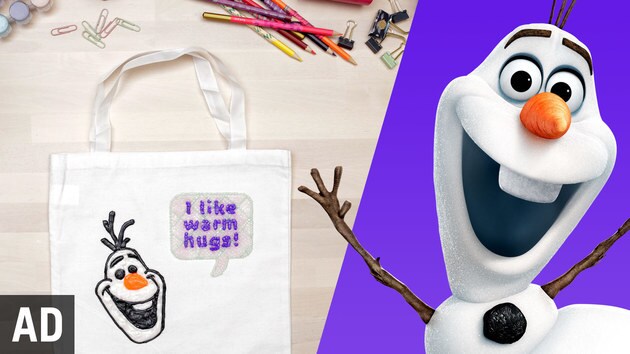 Olaf Tote Bag | Disney DIY | Disney Video