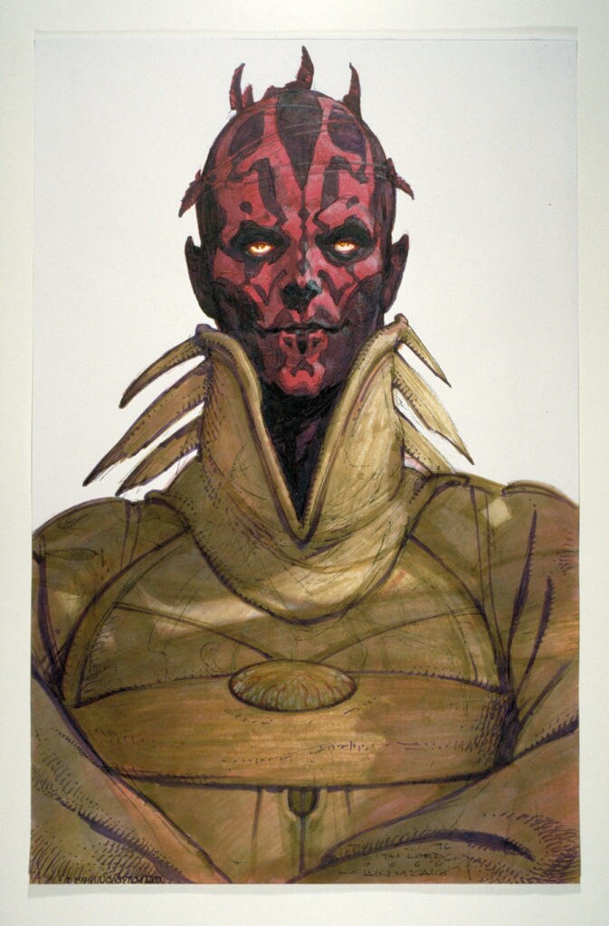 Darth Maul concept art.