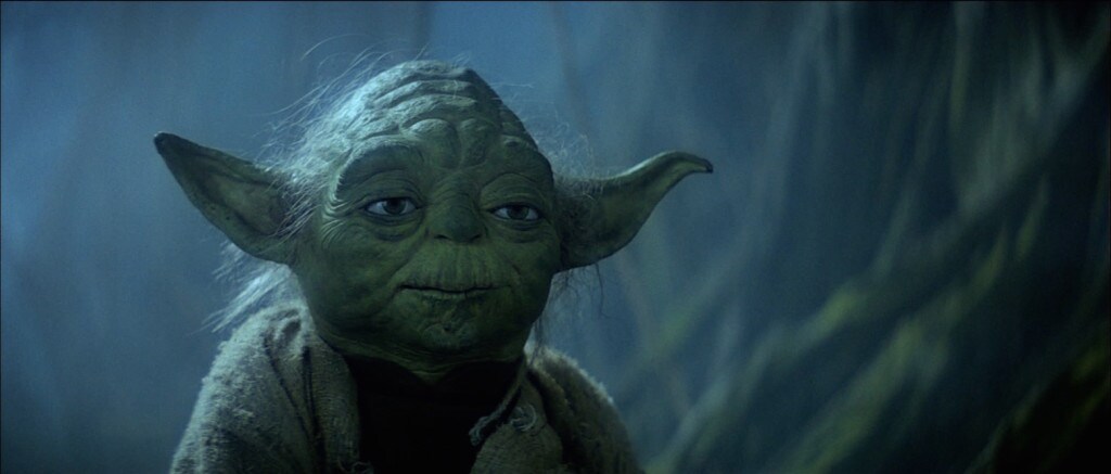 Yoda on Dagobah