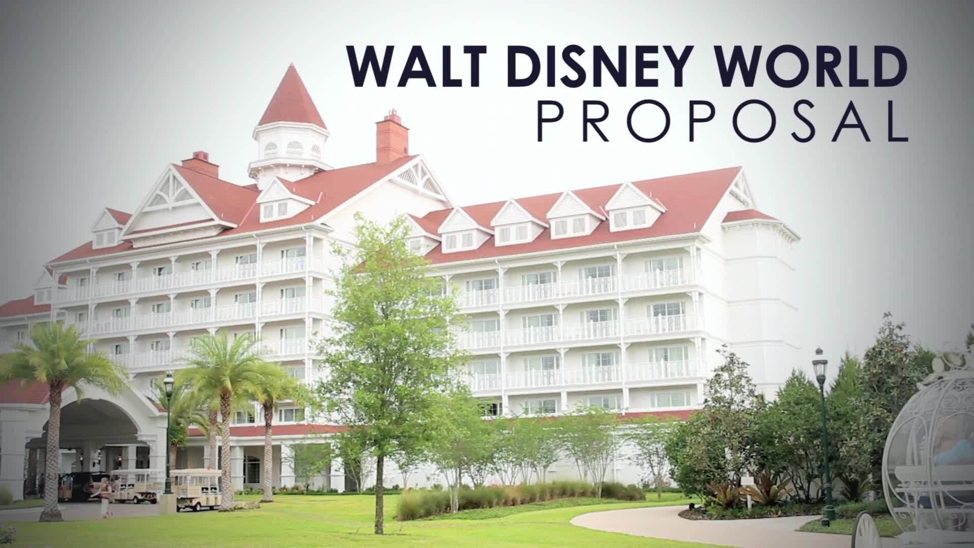 Cinderella Proposal at Walt Disney World