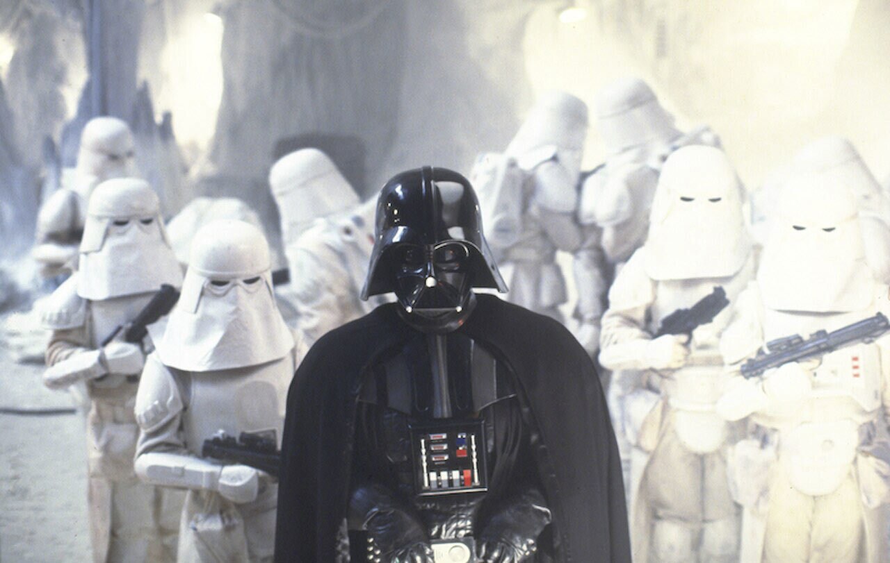 Darth Vader and snowtroopers