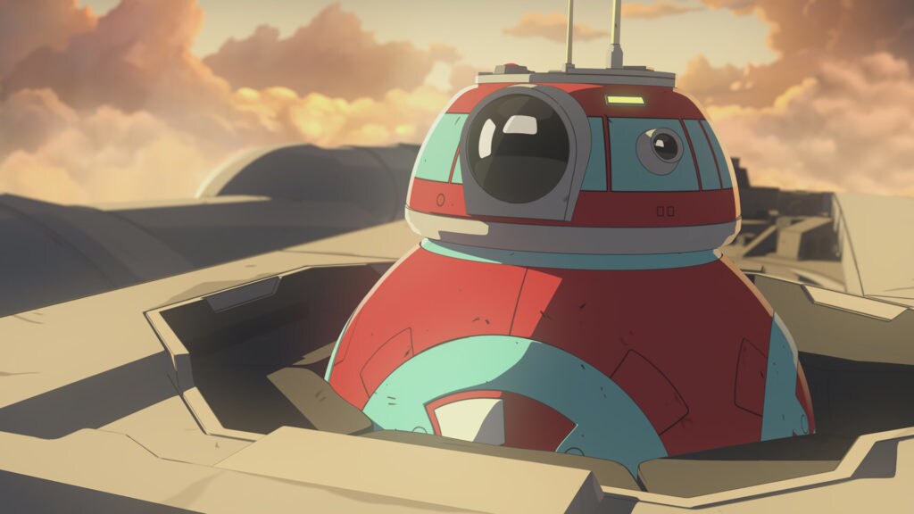 Poe Dameron's droid CB-23 in Star Wars Resistance.