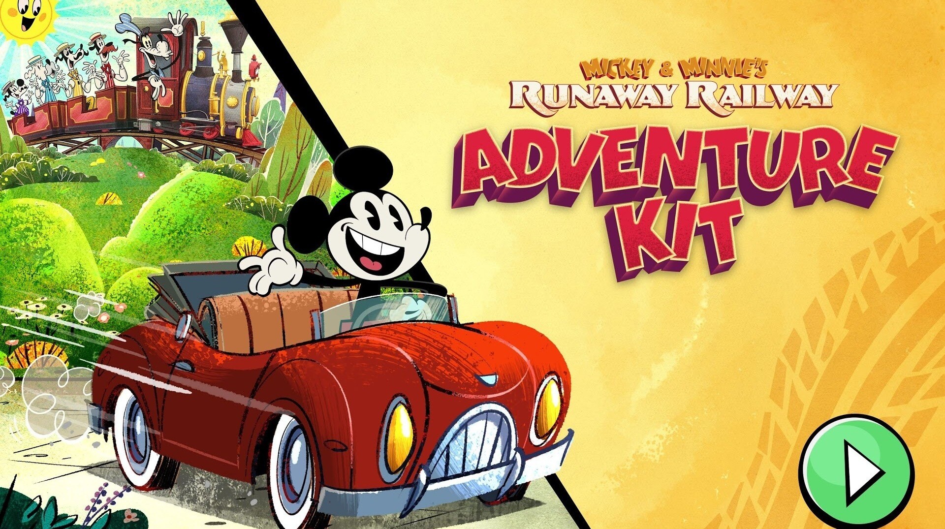 Experience Walt Disney World Magic at Home with Mickey & Minnie's Runaway Railway: Adventure Kit