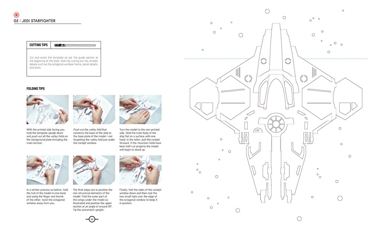 STAR WARS CUT-OUT MODEL BOOK