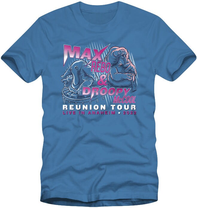 Star Wars Celebration exclusive Max Rebo tour t-shirt