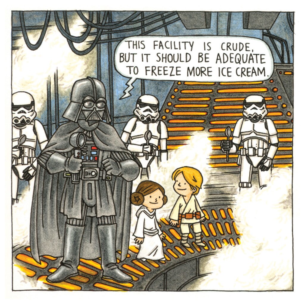 Page from Darth Vader and Friends.