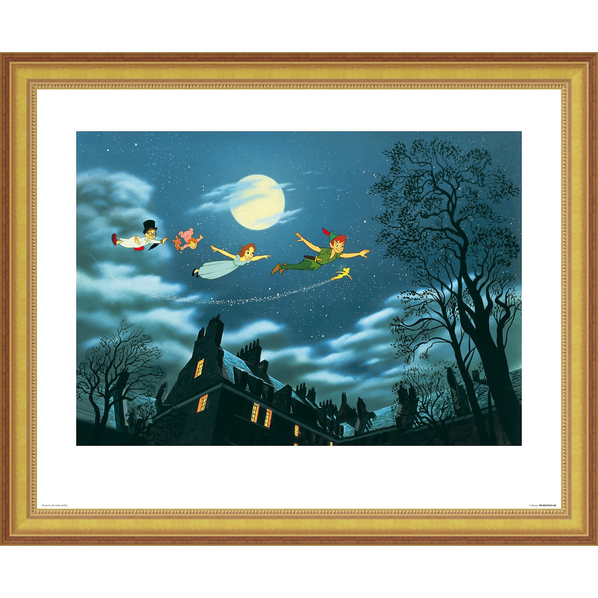 Peter Pan ''And Away They Flew to Never Land'' Giclé
