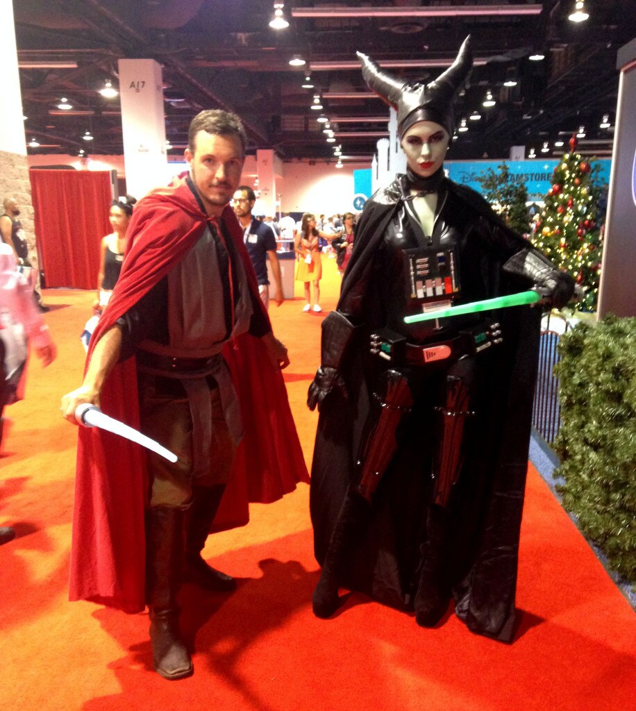 D23 Expo Star Wars and Disney characters combination
