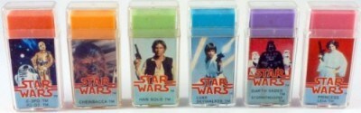 Star Wars perfumed erasers by H.C. Ford & Sons Ltd.
