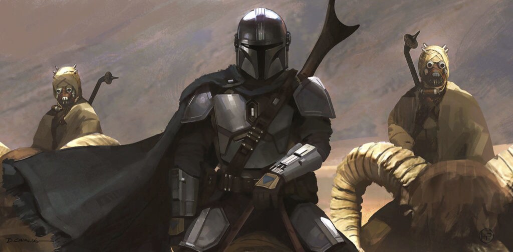 The Mandalorian Chapter 9 concept art by Doug Chiang