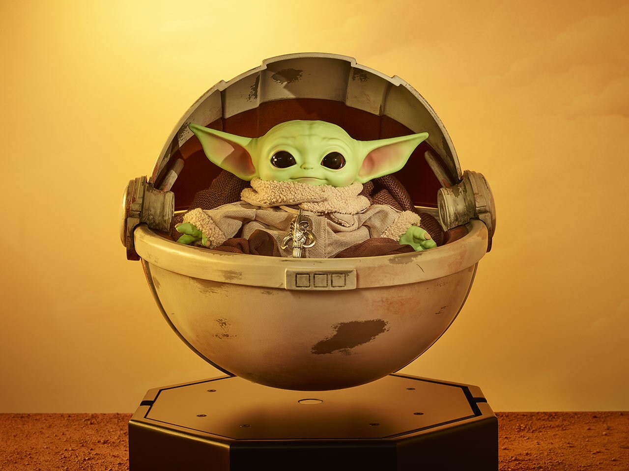 Realistic Baby Yoda Toy Can Follow You Around the House